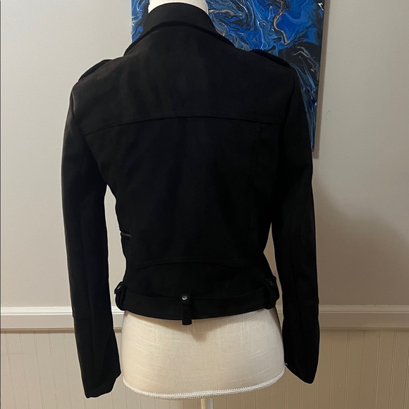 Zara Black Women's Moto Jacket - Picture 10 of 11